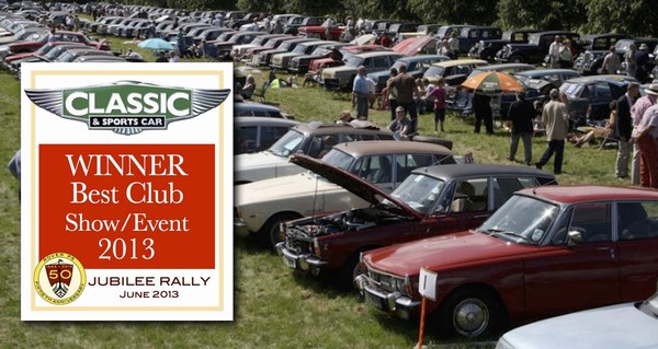 C&SC Best Show Award for Coughton Court Jubilee Rally 50 Years of the Rover P6